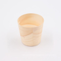 Convenient Disposable Kitchen Wood Coffee Cups Wooden Drinking Cup